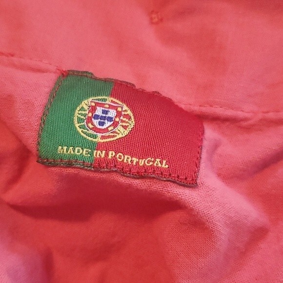 J. MCLAUGHLIN PINK LIGHT RED COTTON SHORTS MEN'S SIZE 42 FLAT FRONT PREPPY - Picture 4 of 8